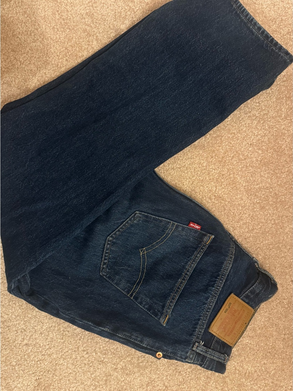 Levi's 501 90s Dark Indigo Relaxed Fit Jeans